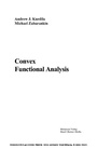 Cover: Convex Functional Analysis - Birkh&auml;user