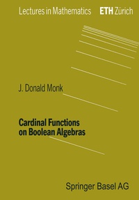 Abbildung von: Cardinal Functions on Boolean Algebras - Birkhäuser