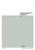 Cover: Computerunterst&uuml;tzte Berechnung von Stahlbetonscheiben mit Spannungsfeldern - Birkh&auml;user