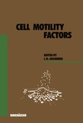 Cover: Cell Motility Factors - Birkh&auml;user
