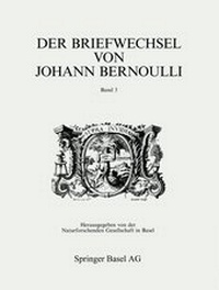 Abbildung von: Der Briefwechsel Von Johann I Bernoulli - Springer