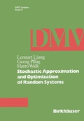 Cover: Stochastic Approximation and Optimization of Random Systems - Birkh&auml;user