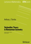 Bild: Teichm&uuml;ller Theory in Riemannian Geometry - Birkh&auml;user