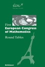 Cover: First European Congress of Mathematics - Birkhäuser