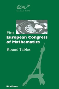Enlarge image Cover: First European Congress of Mathematics - Birkhäuser