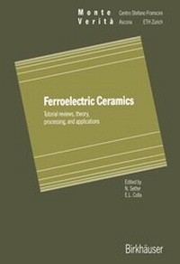 Enlarge image Cover: Ferroelectric Ceramics - Birkhäuser