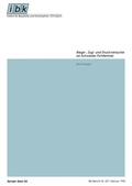 Cover: Biege-, Zug- und Druckversuche an Schweizer Fichtenholz - Birkh&auml;user