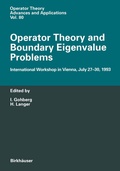 Cover: Operator Theory and Boundary Eigenvalue Problems - Birkh&auml;user