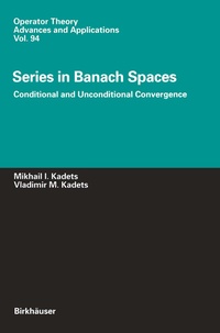 Abbildung von: Series in Banach Spaces - Birkhäuser