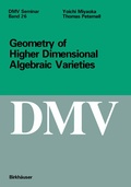 Cover: Geometry of Higher Dimensional Algebraic Varieties - Birkh&auml;user