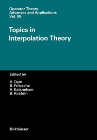 Abbildung von: Topics in Interpolation Theory - Birkhäuser