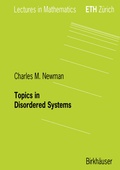 Cover: Topics in Disordered Systems - Birkh&auml;user