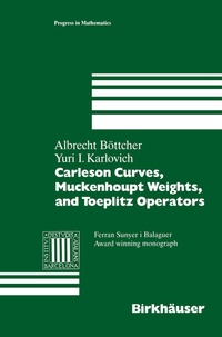 Abbildung von: Carleson Curves, Muckenhoupt Weights, and Toeplitz Operators - Birkhäuser