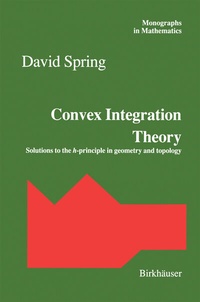 Abbildung von: Convex Integration Theory - Birkhäuser