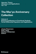 Cover: The Maz'ya Anniversary Collection - Birkh&auml;user