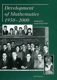 Abbildung von: Development of Mathematics, 1950-2000 - Birkhäuser