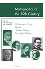 Cover: Mathematics of the 19th Century - Birkhäuser
