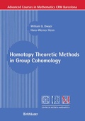 Cover: Homotopy Theoretic Methods in Group Cohomology - Birkh&auml;user