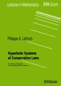 Cover: Hyperbolic Systems of Conservation Laws - Birkh&auml;user