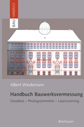 Cover: Handbuch Bauwerksvermessung - Birkh&auml;user