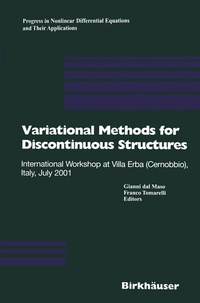Abbildung von: Variational Methods for Discontinuous Structures - Birkhäuser