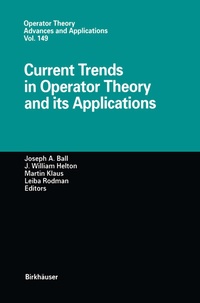 Abbildung von: Current Trends in Operator Theory and its Applications - Birkhäuser