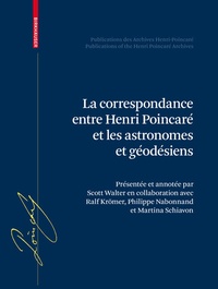 Abbildung von: La correspondance entre Henri Poincaré, les astronomes, et les géodésiens - Birkhäuser