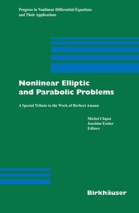 Abbildung von: Nonlinear Elliptic and Parabolic Problems - Birkhäuser
