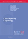 Cover: Contemporary Cryptology - Birkhäuser