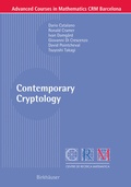 Cover: Contemporary Cryptology - Birkh&auml;user