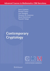 Enlarge image Cover: Contemporary Cryptology - Birkhäuser