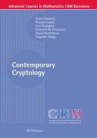 Enlarge image Cover: Contemporary Cryptology - Birkhäuser