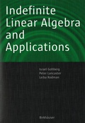 Cover: Indefinite Linear Algebra and Applications - Birkh&auml;user