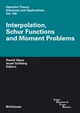 Cover: Interpolation, Schur Functions and Moment Problems - Birkhäuser