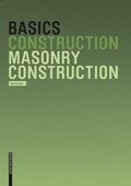 Cover: Basics Masonry Construction - Birkh&auml;user Verlag GmbH