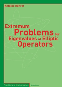 Abbildung von: Extremum Problems for Eigenvalues of Elliptic Operators - Birkhäuser