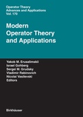 Cover: Modern Operator Theory and Applications - Birkh&auml;user