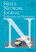 Cover: Nexus Network Journal 8,1 - Birkh&auml;user