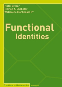 Abbildung von: Functional Identities - Birkhäuser