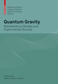Cover: Quantum Gravity - Birkh&auml;user