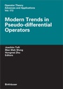 Cover: Modern Trends in Pseudo-Differential Operators - Birkhäuser