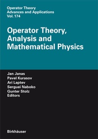 Enlarge image Cover: Operator Theory, Analysis and Mathematical Physics - Birkhäuser