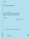Cover: Eidgen&ouml;ssische F&ouml;rderpreise f&uuml;r Design 2006, Bourses f&eacute;d&eacute;rales de design 2006, Swiss Federal Design Grants 2006 - Birkh&auml;user Verlag GmbH