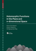 Cover: Holomorphic Functions in the Plane and n-dimensional Space - Birkh&auml;user