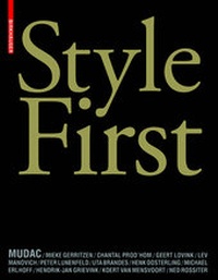 Enlarge image Cover: Style First - Birkhäuser Verlag GmbH
