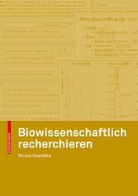 Abbildung von: Biowissenschaftlich recherchieren - Birkhäuser