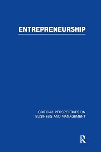 Enlarge image Cover: Entrepreneurship - Routledge