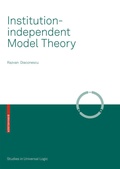 Cover: Institution-independent Model Theory - Birkh&auml;user