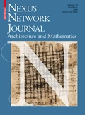 Cover: Nexus Network Journal 10,1 - Birkh&auml;user