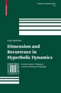 Cover: Dimension and Recurrence in Hyperbolic Dynamics - Birkhäuser